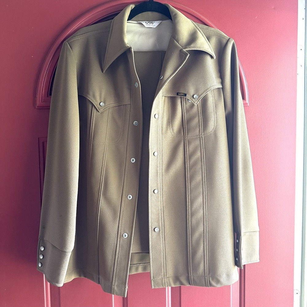 Vintage 70's Lee Western-Style Snap Leisure Suit Size S/M